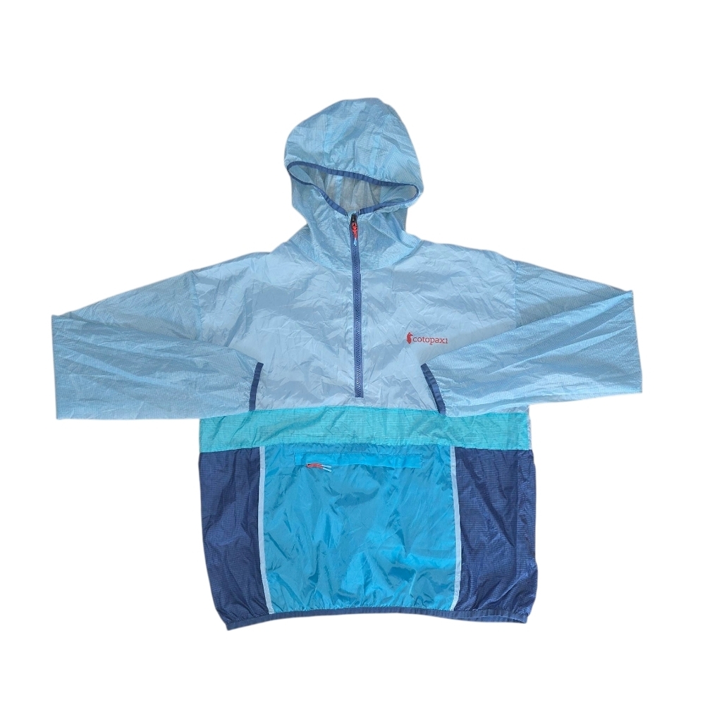 Cotopaxi Teca Light Blue Windbreaker 3/4 Zip Womens M Gorpcore Lightweight